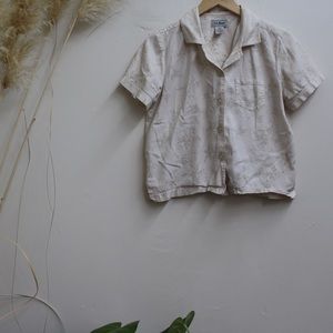 90s VINTAGE xs LL Bean Button Up Top